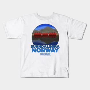 Norway Sunndalsøra Travel Norwegian Kids T-Shirt